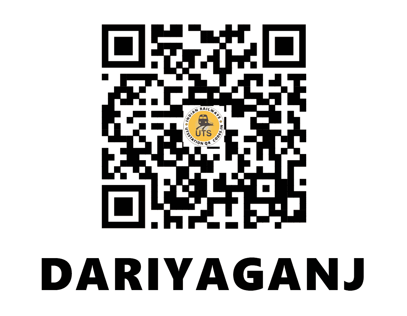 UTS QR Code for DARIYAGANJ - DAYG (NC - MADHYA PRADESH)